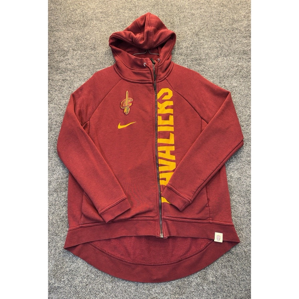 Nike Cleveland Cavaliers Men's S Red Full Zip Hoodie NBA Basketball Cavs